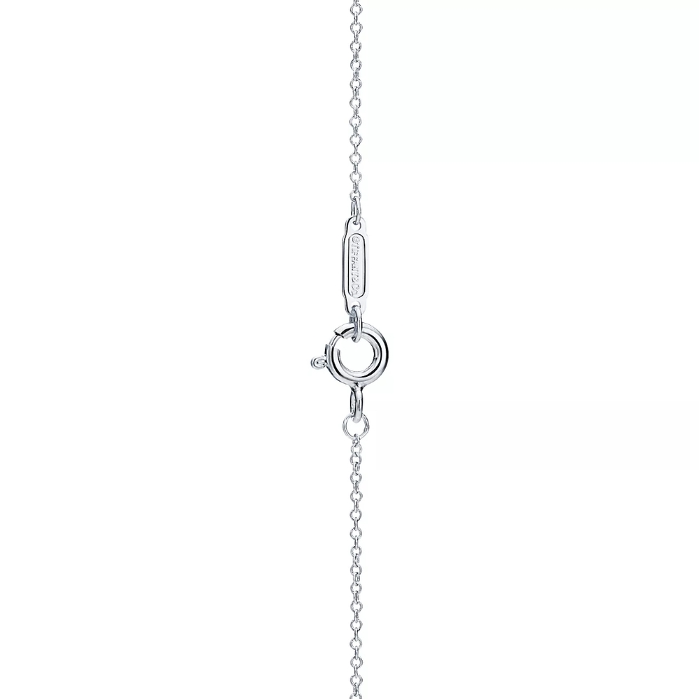 RARE! Return to Tiffany®Heart Tag Key Pendantin Silver and Rubedo® Metal, Medium - Picture 5 of 10